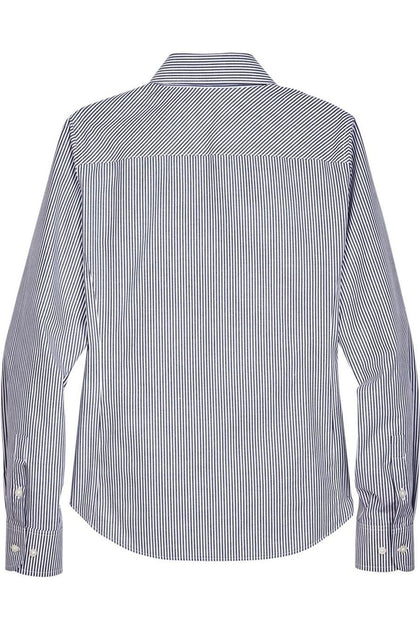 Devon & Jones Crown Collection Banker Stripe Woven Dress Shirt Multi Small 3