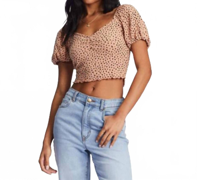 Billabong It's Love Top Beige Large 2