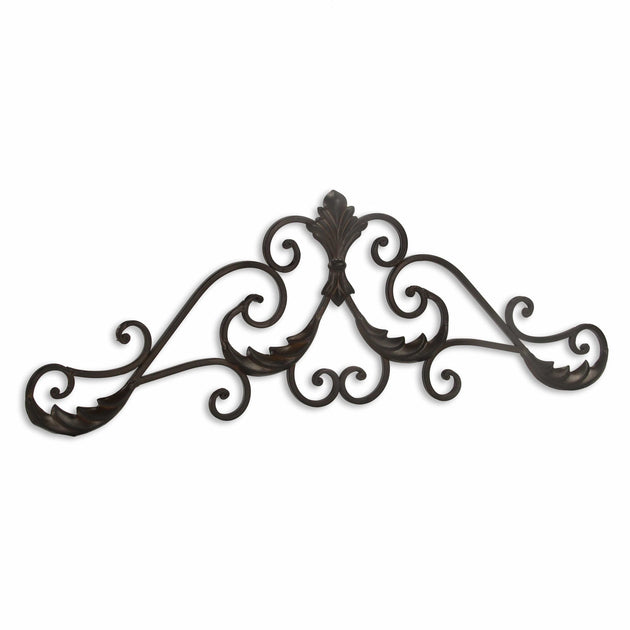 Hivvago Curved Wall Decor Brown 80 cm 3