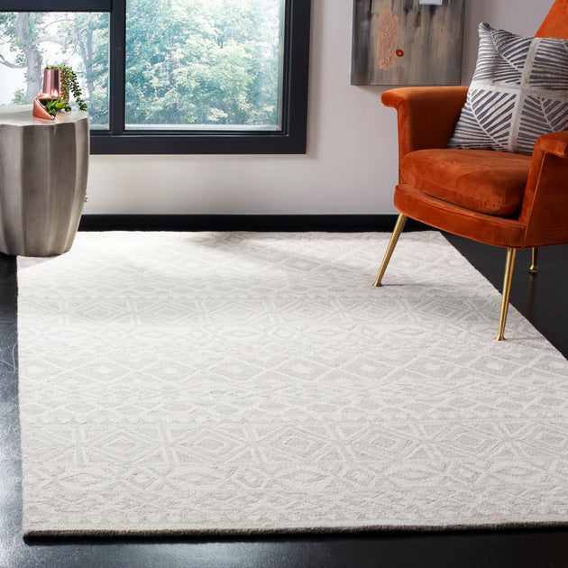 Safavieh Blossom BLM113 Area Rug Silver/Ivory 2
