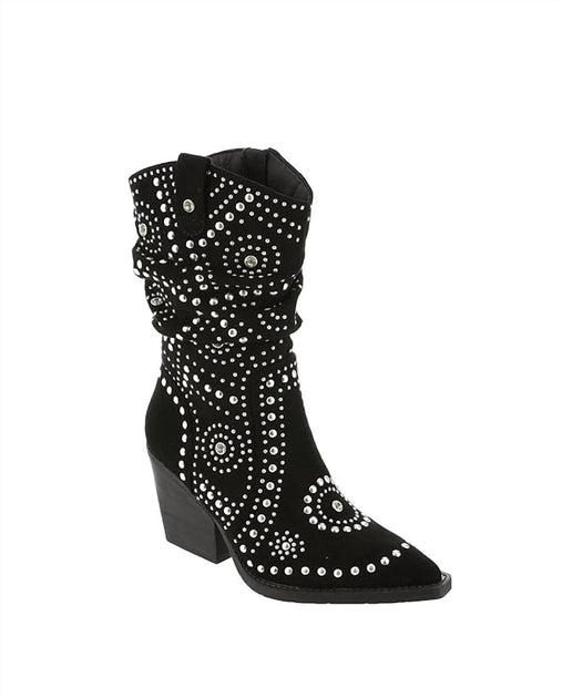 Very G Stellar Studded Boot Black US 7.5 2