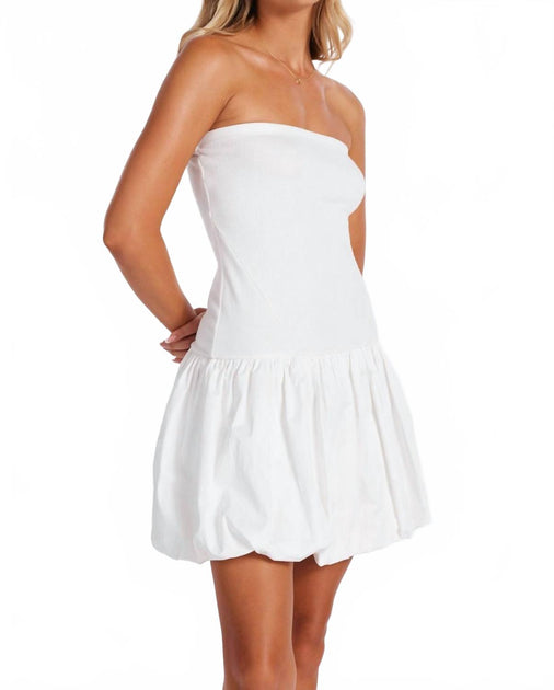 bishop + young Saylor Bubble Mini Dress White Large 3