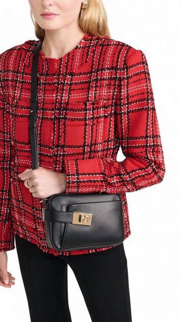 Salvatore Ferragamo Marte Crossbody Bag Black One Size 3
