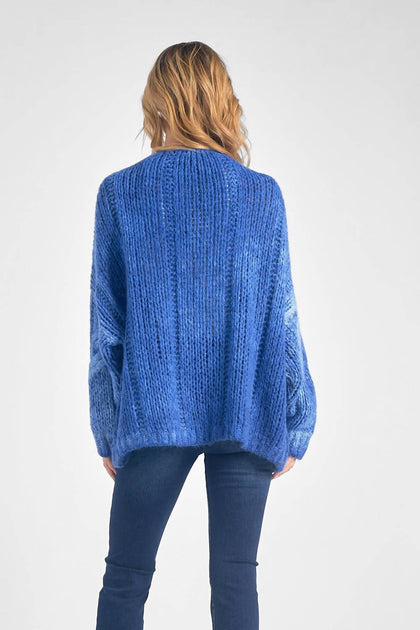 トップス 22FW FUNKY BLUE BIG CARDIGAN 48 Big Cardigan in Funky Blue Acrylic – SVRN