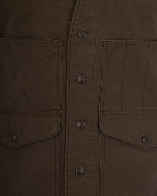 Filson Dry Tin Vest Brown Medium 4