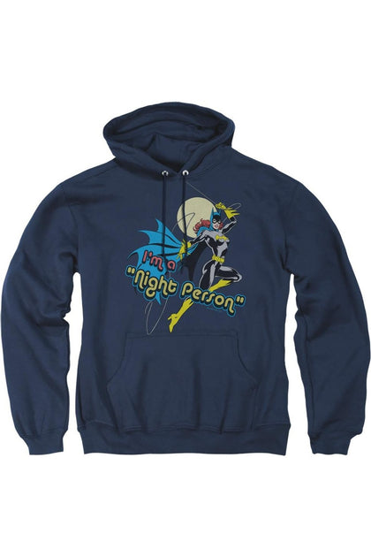Gildan DC Comics Night Person Hoodie Blue Large 2