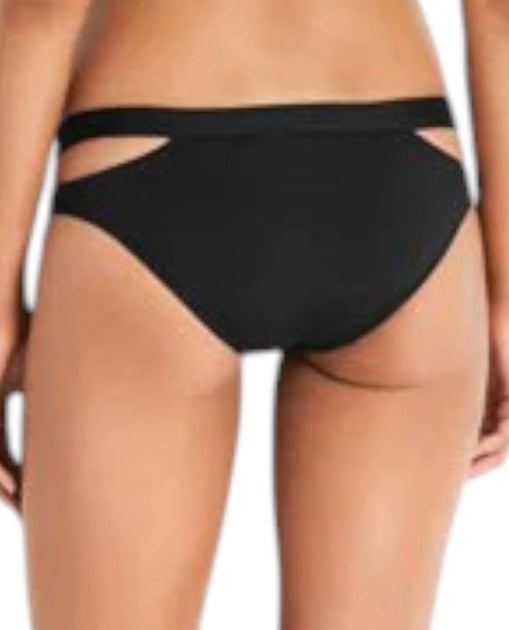 Seafolly Cut Out Hipster Bikini Bottom Schwarz US 6 3