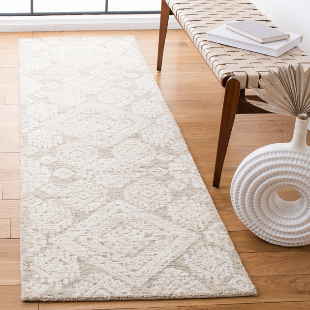 Safavieh Metro Hand-Tufted Area Rug Light Brown / Ivory 3