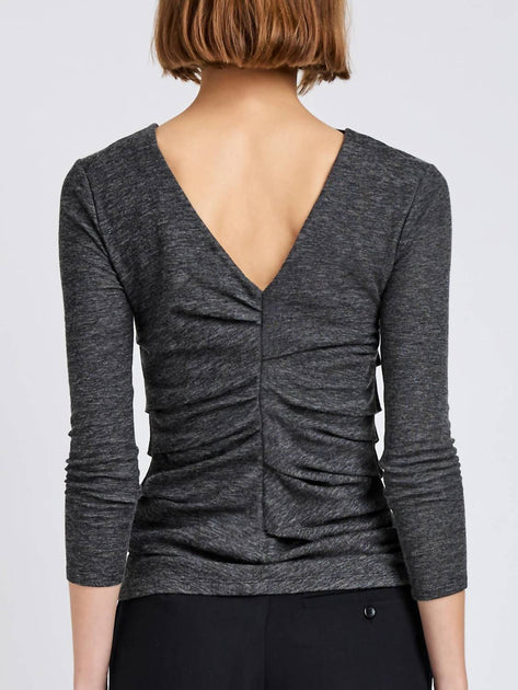 Proenza Schouler Blythe Top Grey US 6 3
