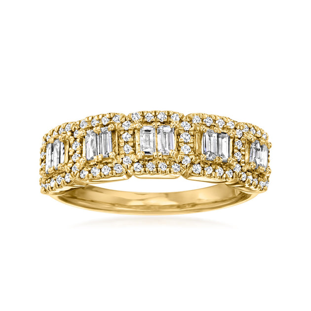 Ross-Simons Diamond Ring Silver US 5 2