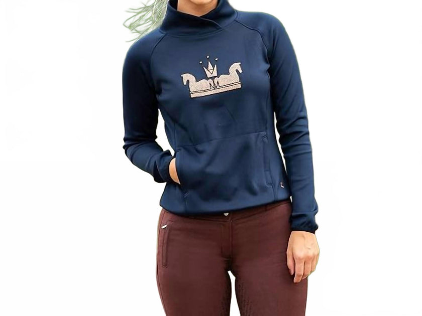 Horze Emilia Technical Sweater Blue US 12 2