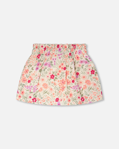 Deux par Deux Skort en Mousseline Off White 18-24 Mois 4