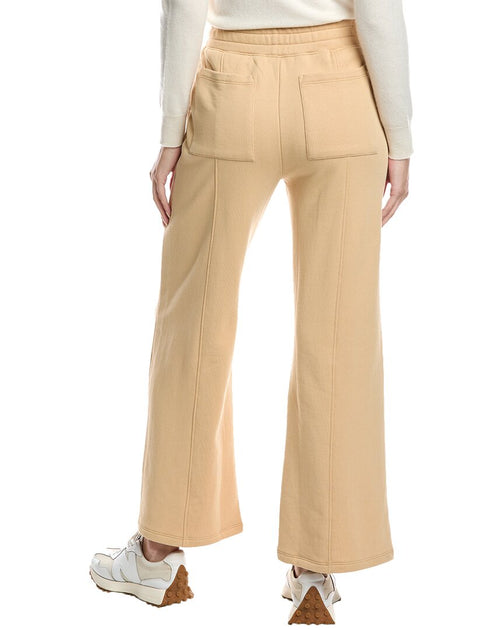 Nation LTD Lincoln Front Slit Knit Pant Beige Small 3