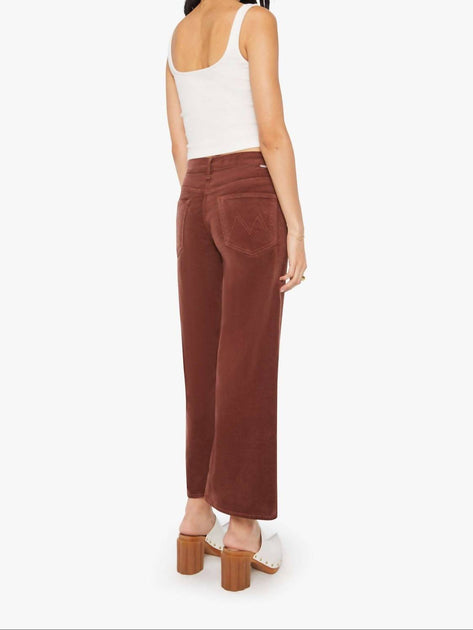 Mother Mid Rise Maven Ankle Jeans Braun 29 4