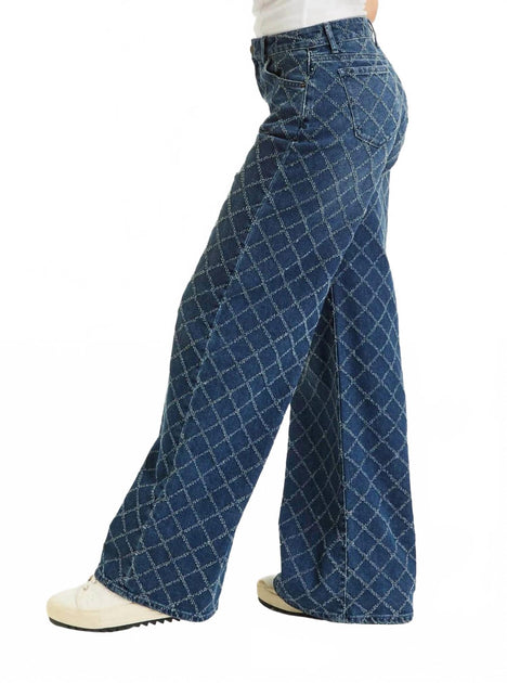 Tractr Spark & Stitch Jean Patte Large Multi US 12 4