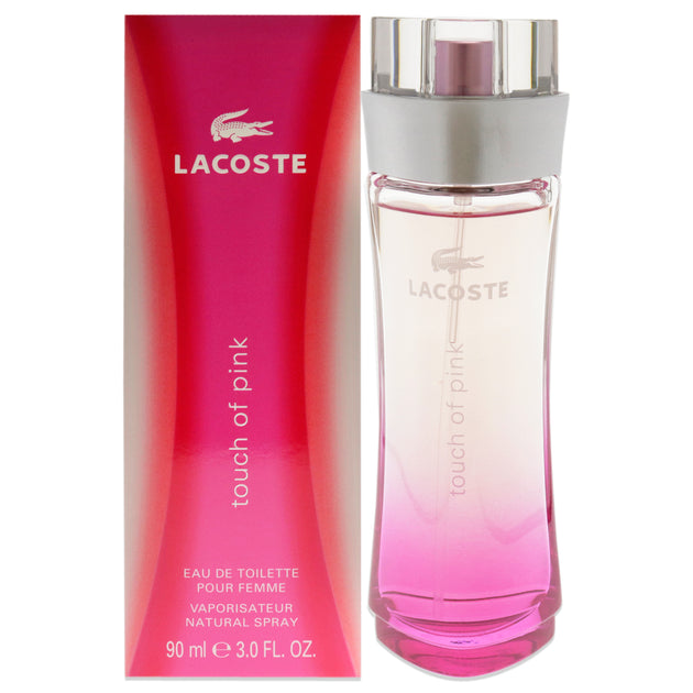 Lacoste Touch of Pink Eau de Toilette Pink 3 oz 2