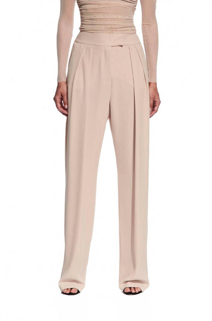 Sei Double Pleat Trouser Beige US 10 2