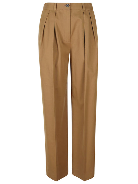 The Row High-Waisted Brown Pants Brown US 2 2