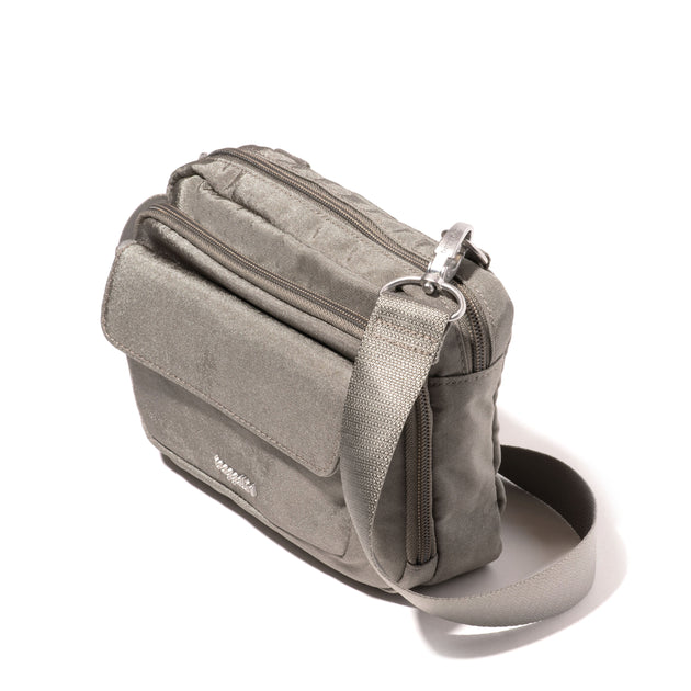 baggallini Modern Double Zip Crossbody Multi Taille Unique 4