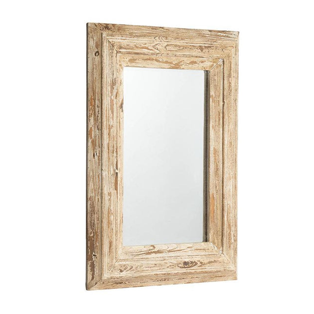 Hivvago 39in Accent Mirror Natural Wood 4