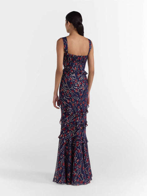 SALONI Chandra Dress In Rose Petal ShopSimon - Main Image