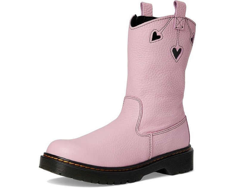 Dr. Martens Bex Heart Boot Pink Leather US 4 3