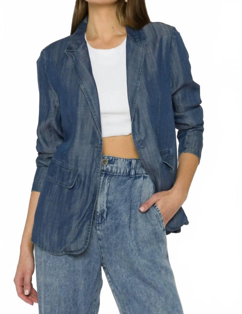 Velvet Heart Patty Blazer Blau Medium 4