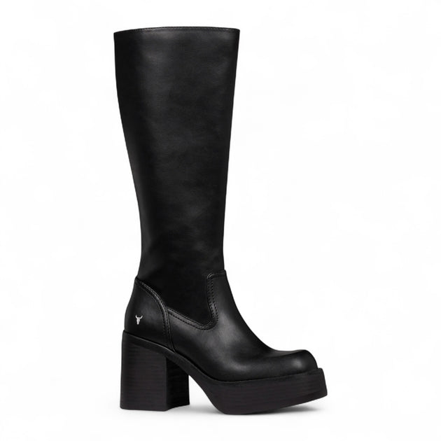 Windsorsmith Niche Knee-High Platform Heel Boots Black EU 40 4