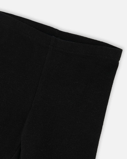 Deux par Deux Ribbed Leggings Black 12-18 Months 4