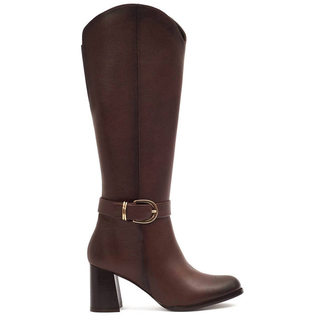 Andrea Tall Riding Boots Brown US 7 6