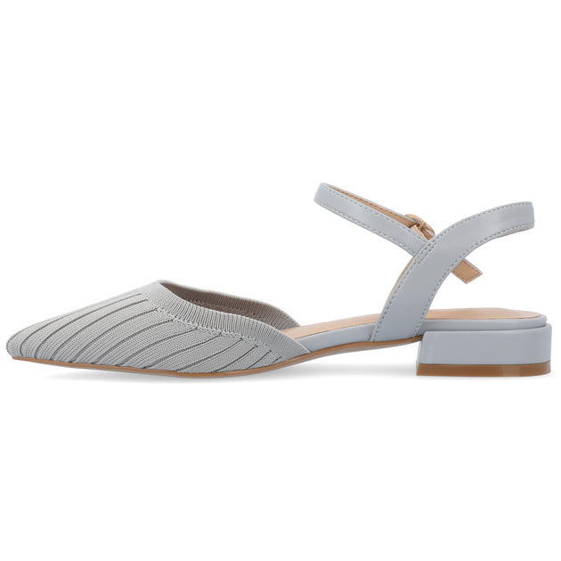 Journee Collection Ansley Flats Blue US 9 Wide 3