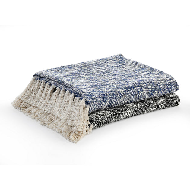 Hivvago Throw Blanket Blue/White 127x152cm 5