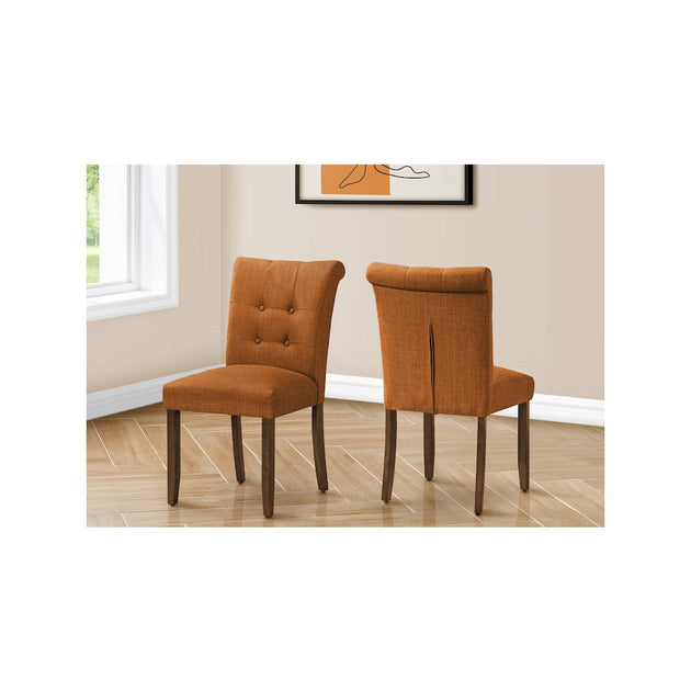 Monarch Dining Chair Orange Set of 2 5