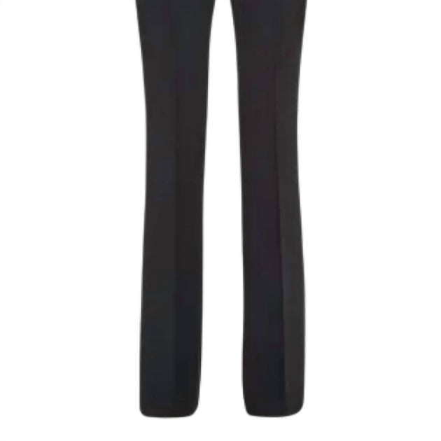 Salvatore Ferragamo Women's Flared Trouser Pants Black 40 4