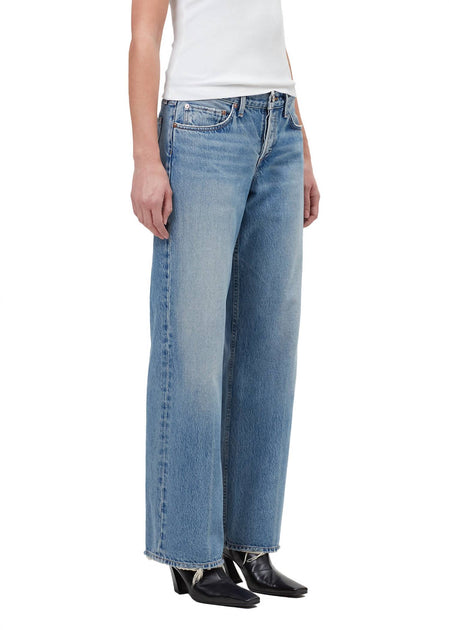 AGOLDE Women's Low Rise Loose Jean Blue 30 3