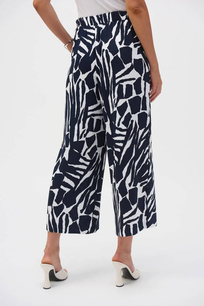 Joseph Ribkoff Culotte Pants Blue 8 3
