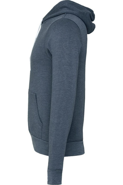 Bella + Canvas Sponge Fleece Hoodie Blue XXXLarge 4