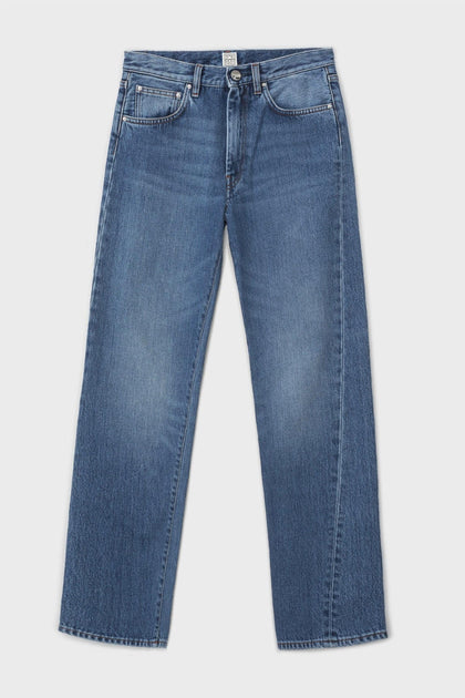 Toteme Twisted Seam Jeans Blue 24 4