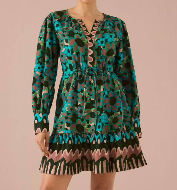 Alivia Bethany Flower Bomb Dress Multi Medium 2