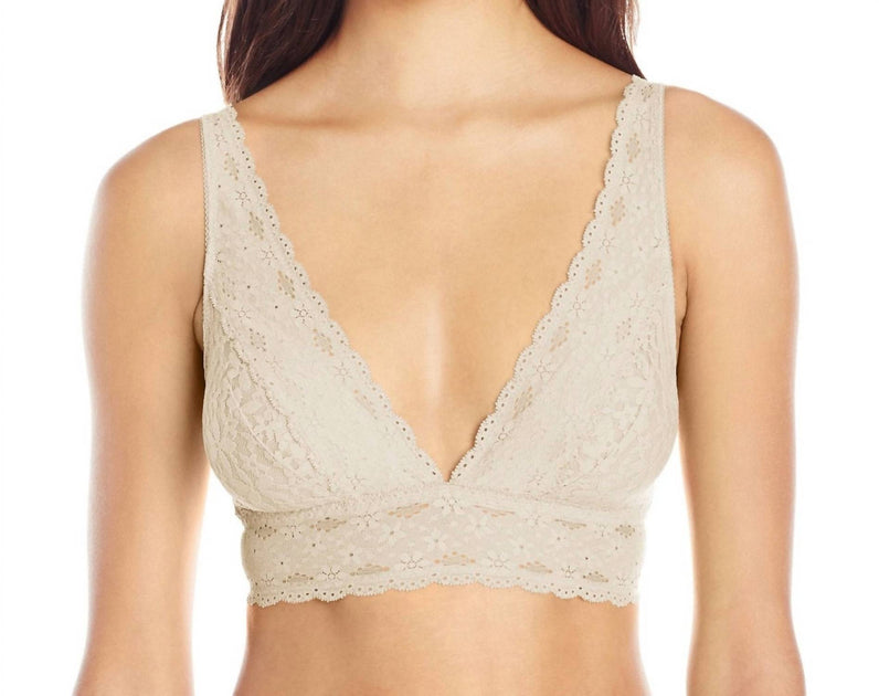 Wacoal Halo Lace Soft Cup Bralette Beige 3