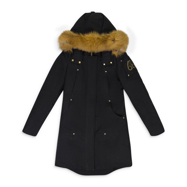 Moose Knuckles Grand Metis Parka Black Red Fox Fur XSmall 2