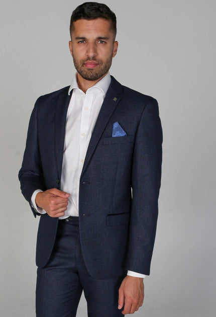 Paul Andrew Arthur Birdseye Blazer Blue 40 2