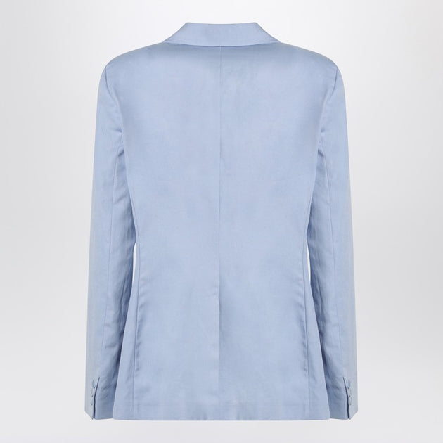 Weekend Max Mara Women's Blue Single-breasted Jacket In