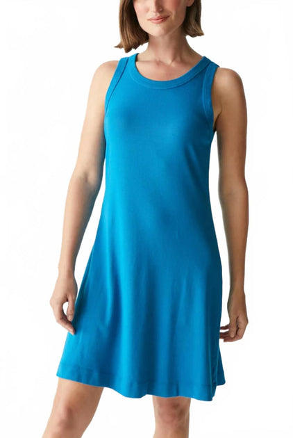 Michael Stars Eliza Dress Blue Large 2