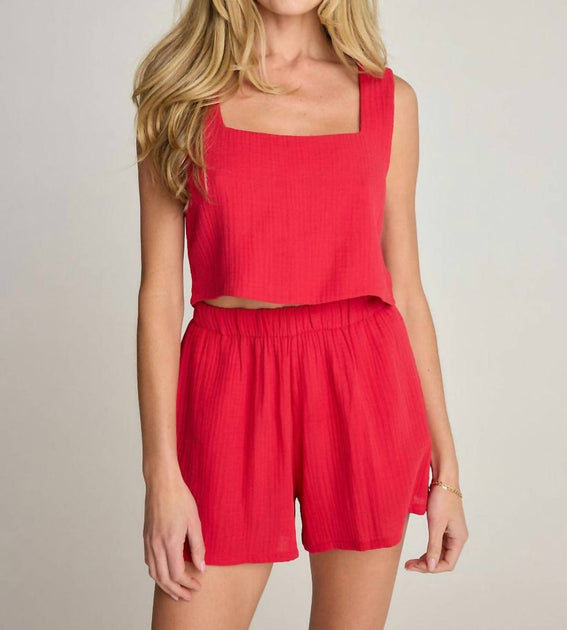 Sunday Ritual Lucia Shorts Red XSmall 2