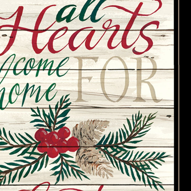 Hivvago Home For Christmas 2 Framed Print Wall Art Black 4