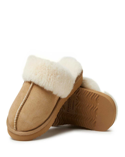 Fireside By Dearfoams Sydney Scuff White US 8 4