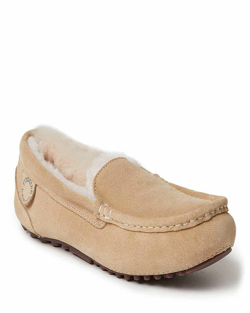 Fireside By Dearfoams Mel Moccasin Grey US 7 3