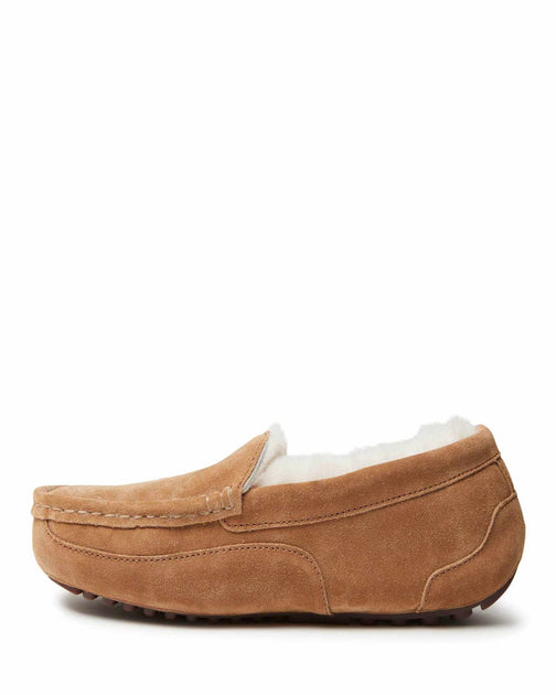 Fireside By Dearfoams Melbourne Moccasin Green US 9 4