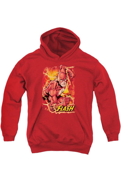 Gildan Justice League Flash Hoodie Red Medium 2